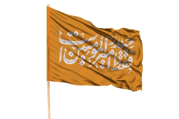 پرچم فقط حیدر امیرالمؤمنین است | بسته 50 عددی - Image 2