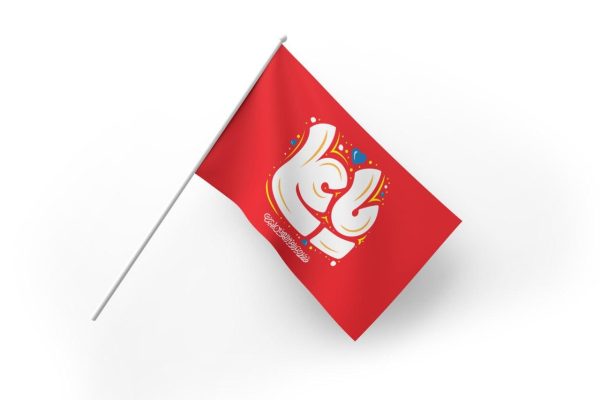 پرچم دستی یا علی | بسته 50عددی - Image 4